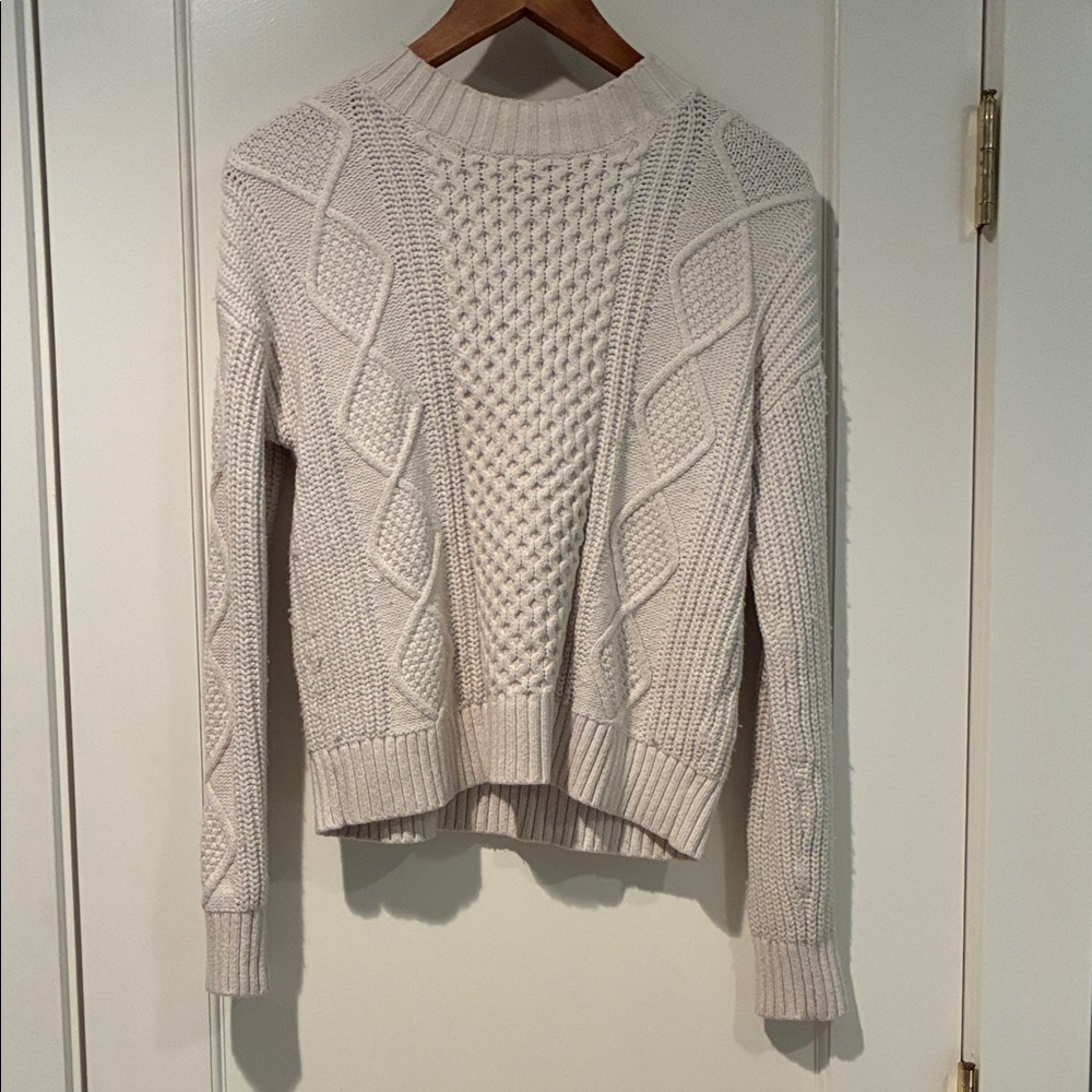Cream Fisherman Sweater